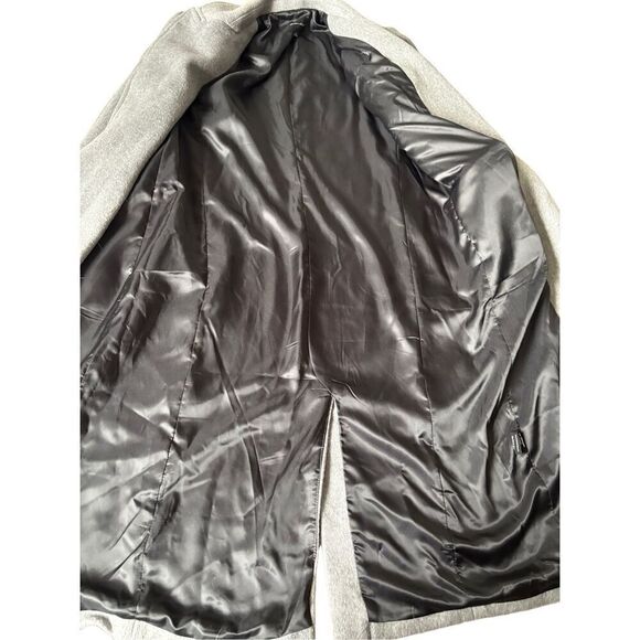 Line & Dot JOHN COAT size S Gray Open Front Revolve - Picture 13 of 14